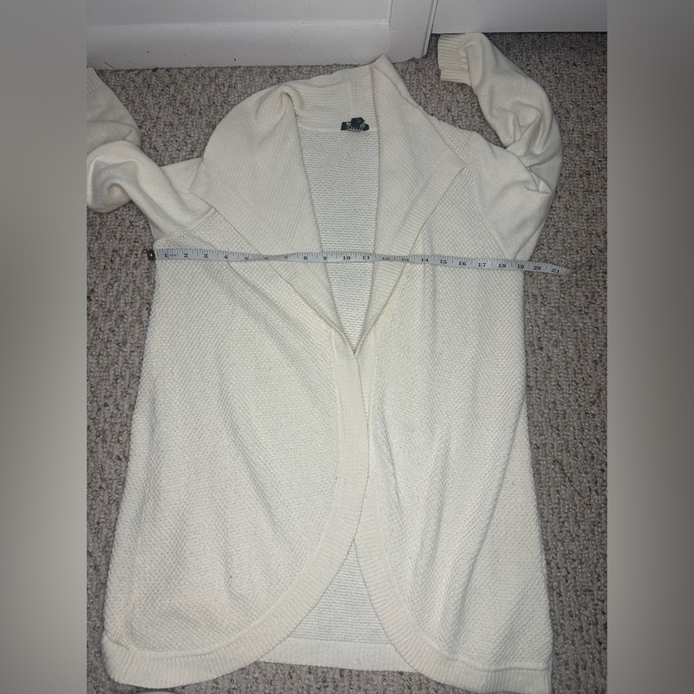 Talbots Cream Women's Cardigan LP - Picture 4 of 5